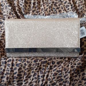 Sparkling Gold Clutch NWT